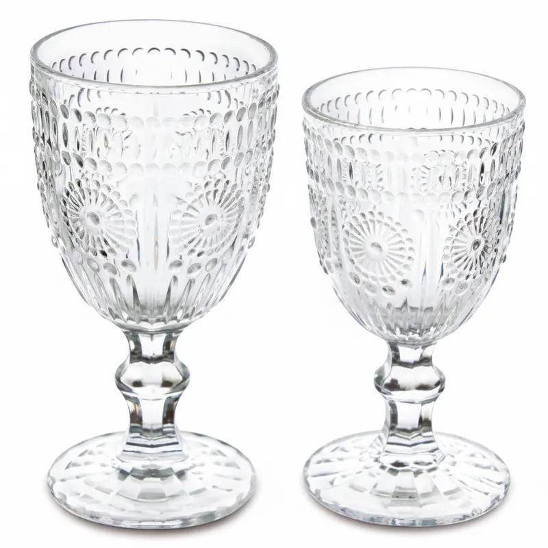Set 12 Bicchieri GRACE in Vetro – 300/320 cc – Eleganti e Trasparenti