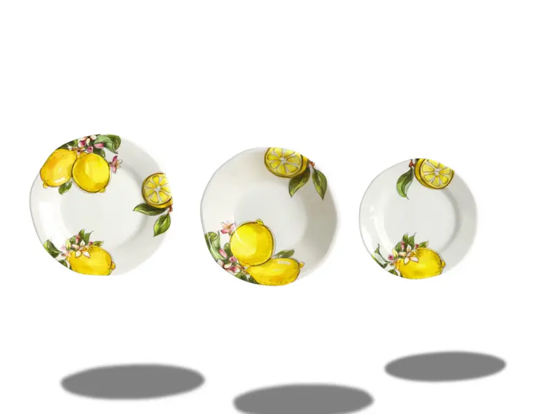 Set 18 piatti lemon
