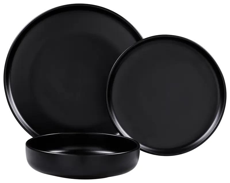 Set 18 piatti Skandik Black