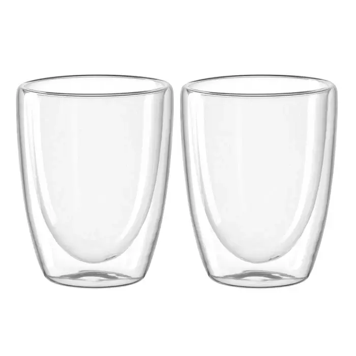 set 2 tazze Leonardo in vetro trasparente a doppia parete 300 ml