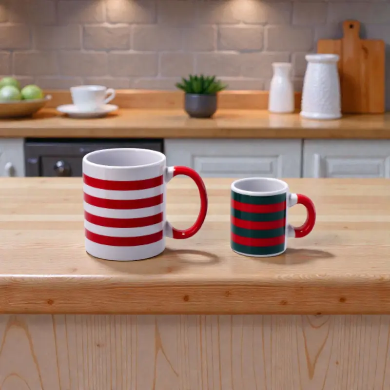 Set 2 Tazze Natale in Ceramica
