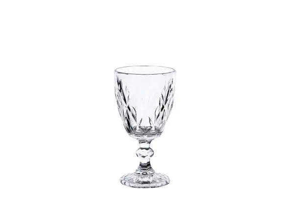 Set 6 calici vino in vetro kreaty 25 cl