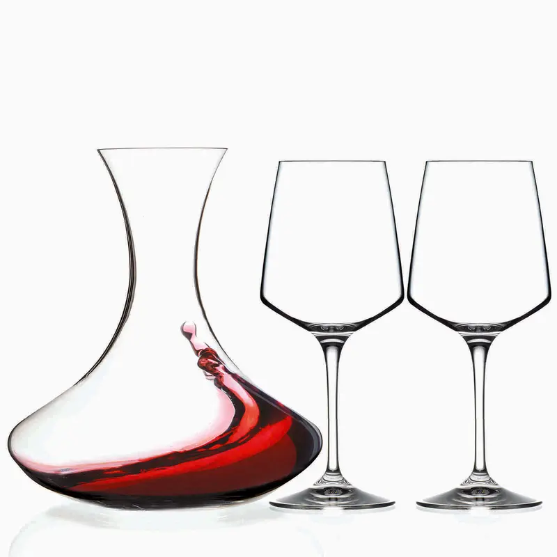 Set Aria 3 Pezzi Decanter e due calici - RCR