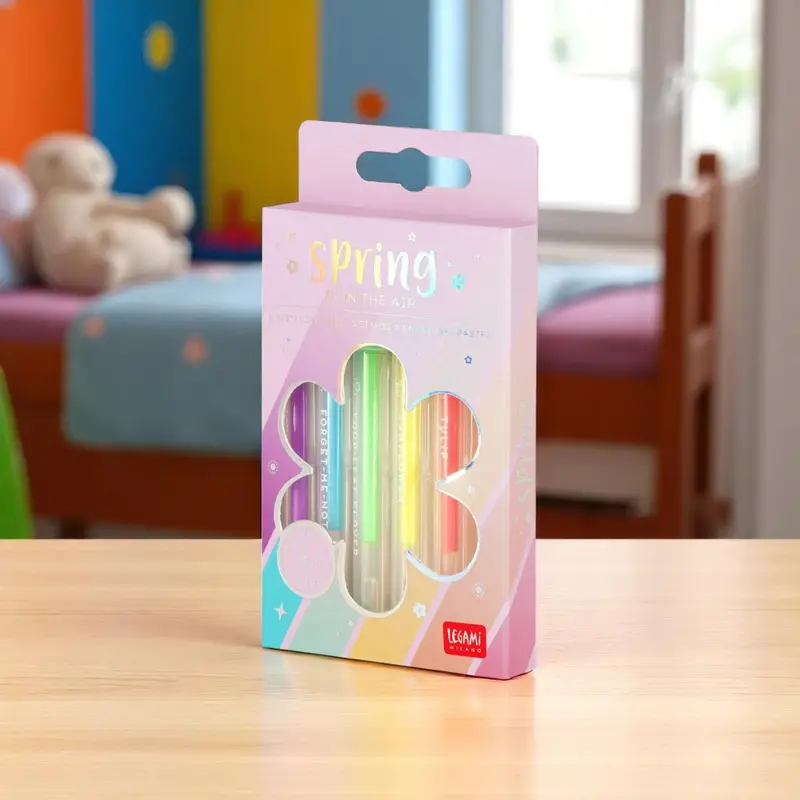Set di 6 Penne Gel Pastello “Spring is in the Air” – Legami