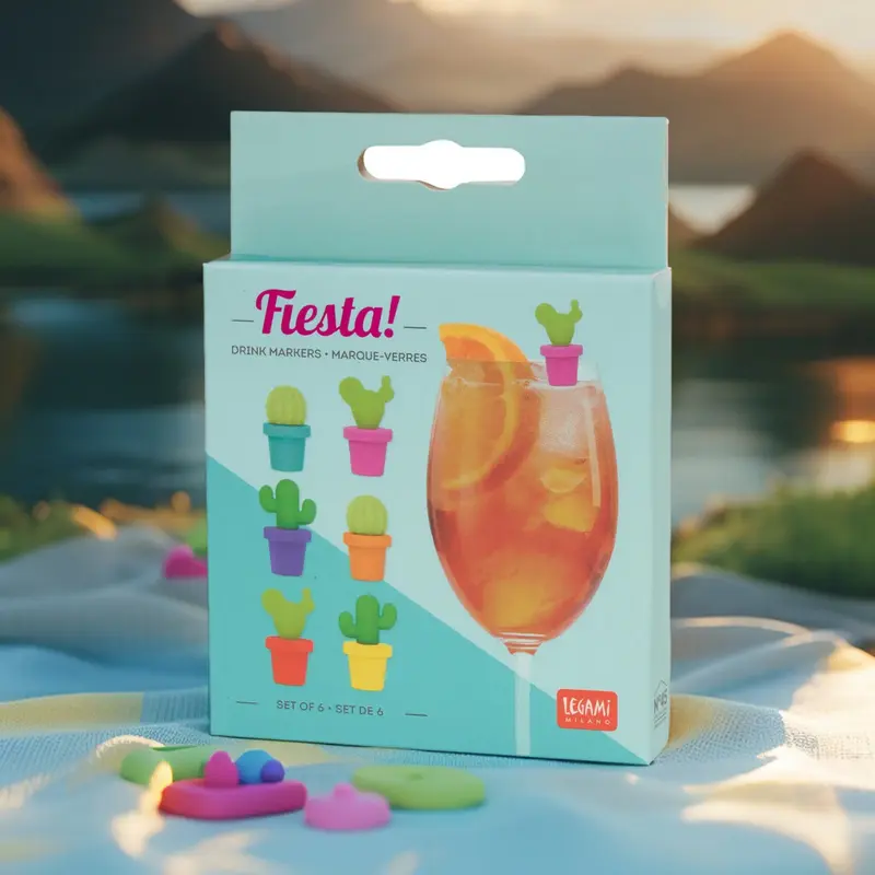 Set di 6 Segnabicchieri - Fiesta Legami