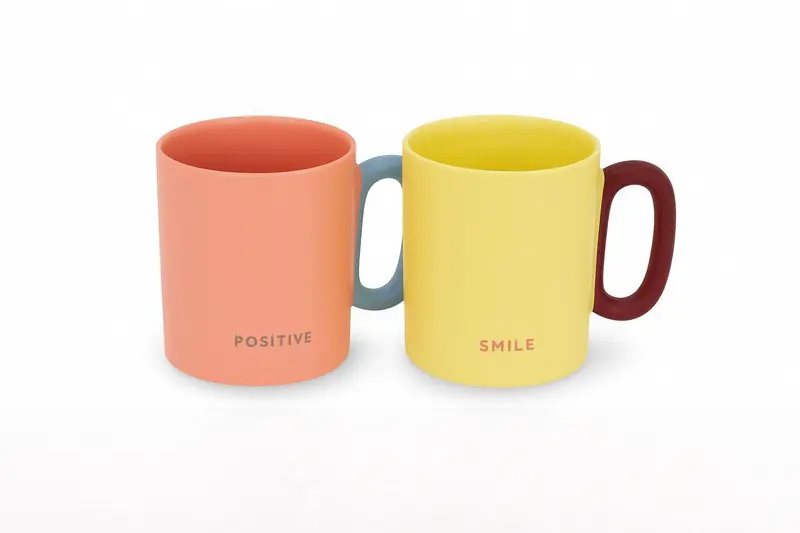 Set due mug smile e positive cc360H&H