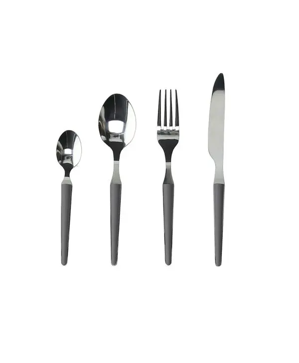 Set posate Tognana Zen - 24 pz - Antracite