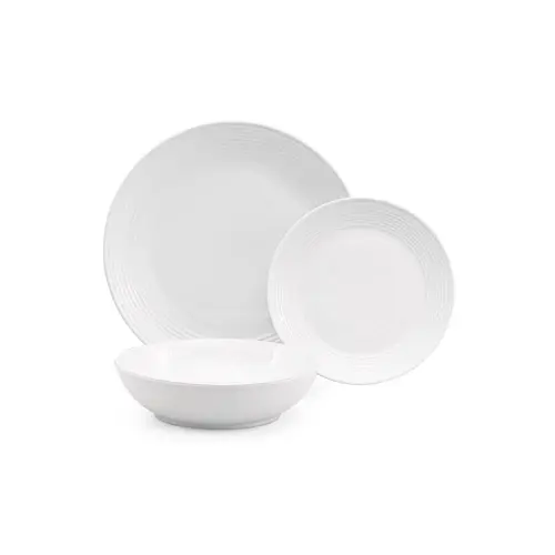SET TAVOLA 18PZ ROYALE IN PORCELLANA BIANCA