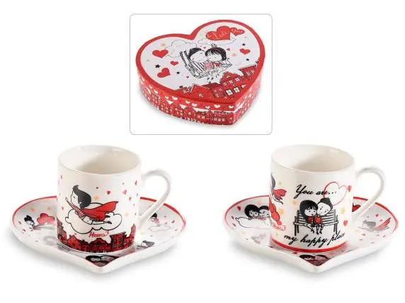 Set Tazzine innamorati