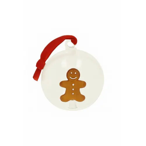 SFERA CHRISTMAS OMINO INTERNI VETRO BOROSILICATO