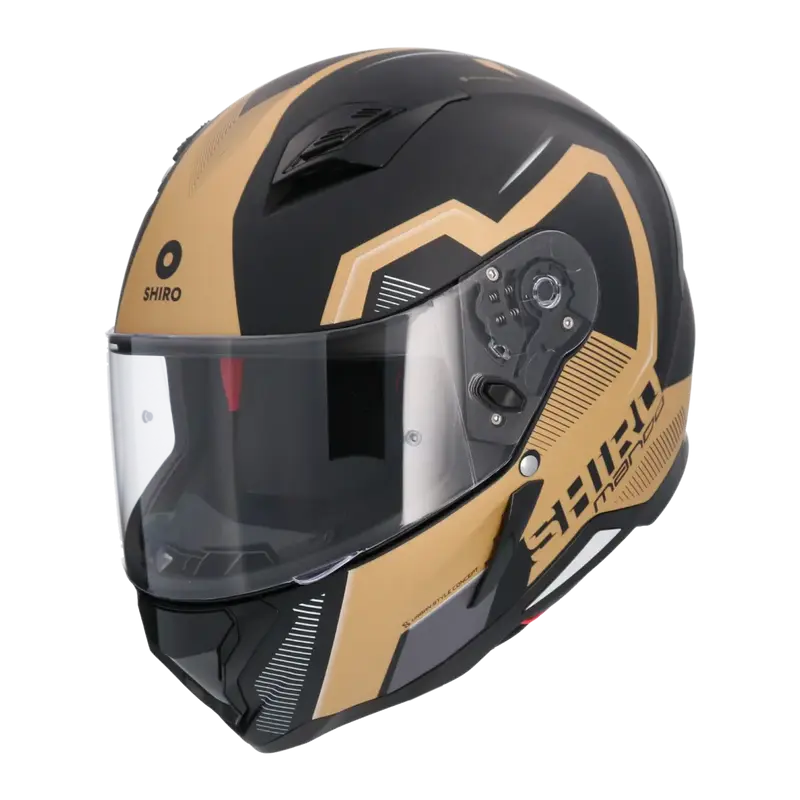 Shiro - Casco integrale Hunter Mando nero oro matt L