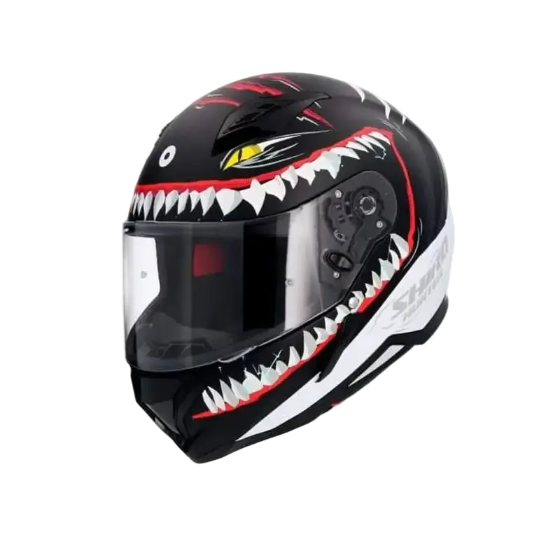 Shiro - Casco integrale Hunter Shark nero matt M
