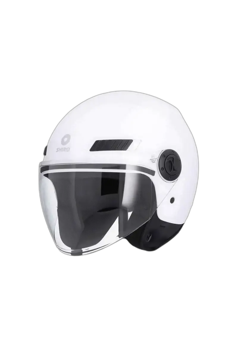 Shiro - Casco jet Kioto bianco S