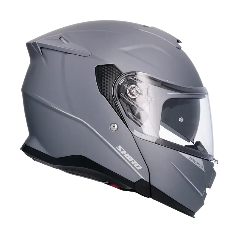 Shiro - Casco modulare Discover titanio matt L