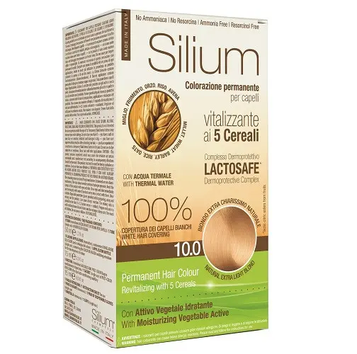 SILIUM COLORAZIONE 10.0 BIONDO EXTRA CHIARISSIMO NATURALE