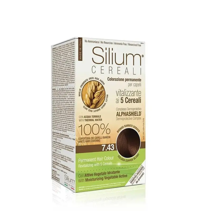 SILIUM COLORAZIONE 7.43 BIONDO RAMATO DORATO