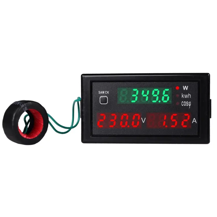 SINOTIMER SPM001 AC LED Digital Voltmeter Frequency Factors Meter Power Monitor, Specification
