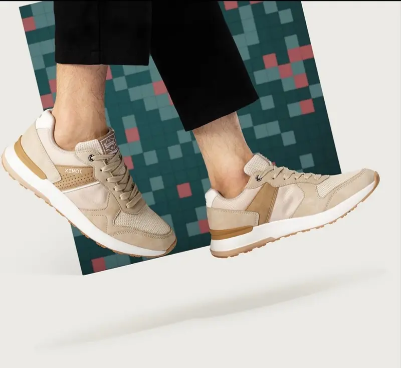 Sneakers beige uomo