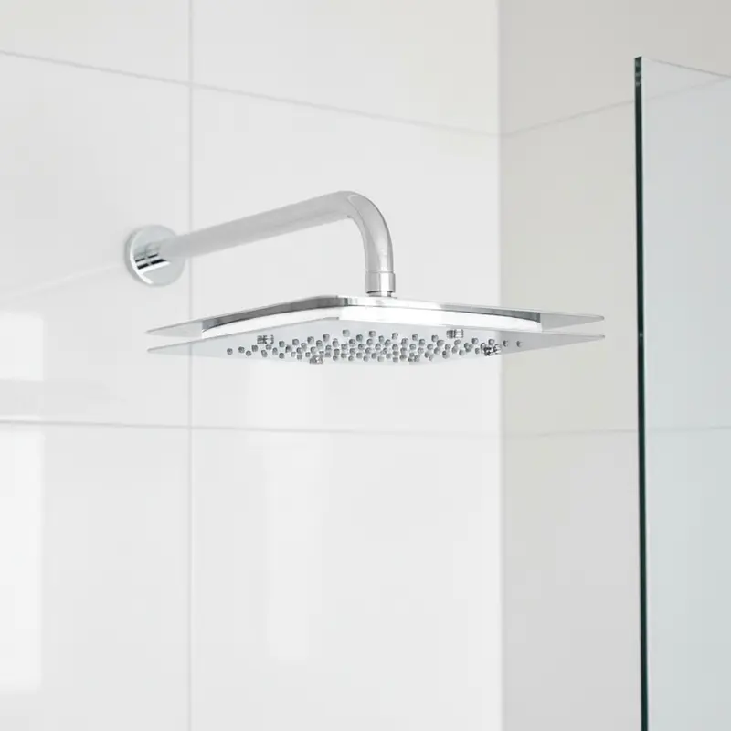 Soffione doccia Acquafondente quadrato cromato