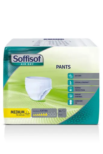 SOFFISOF AIR DRY PANTS EXTRA MEDIUM X14