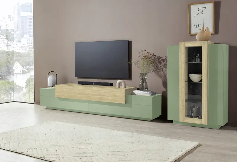 Soggiorno CORO con porta TV + vetrina