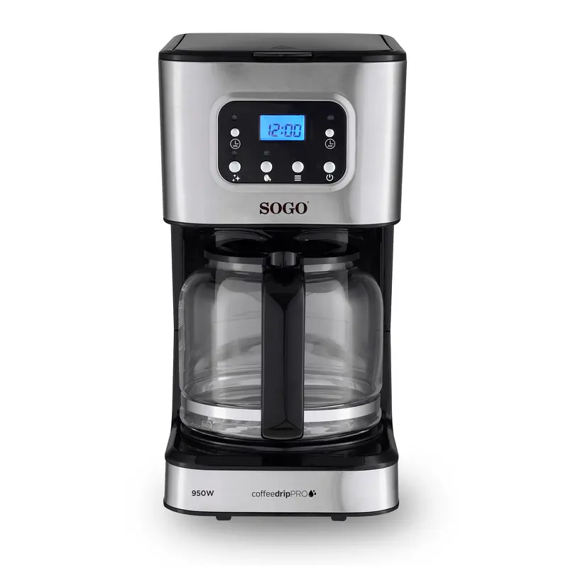 SOGO Macchina da caffè programmabile 1,5l - 12 tazze