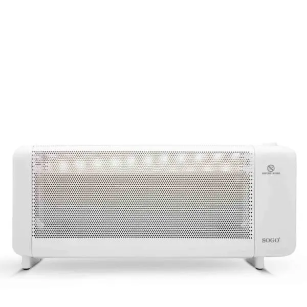 SOGO Radiatore in mica con riscaldamento istantaneo - 750w/1500w