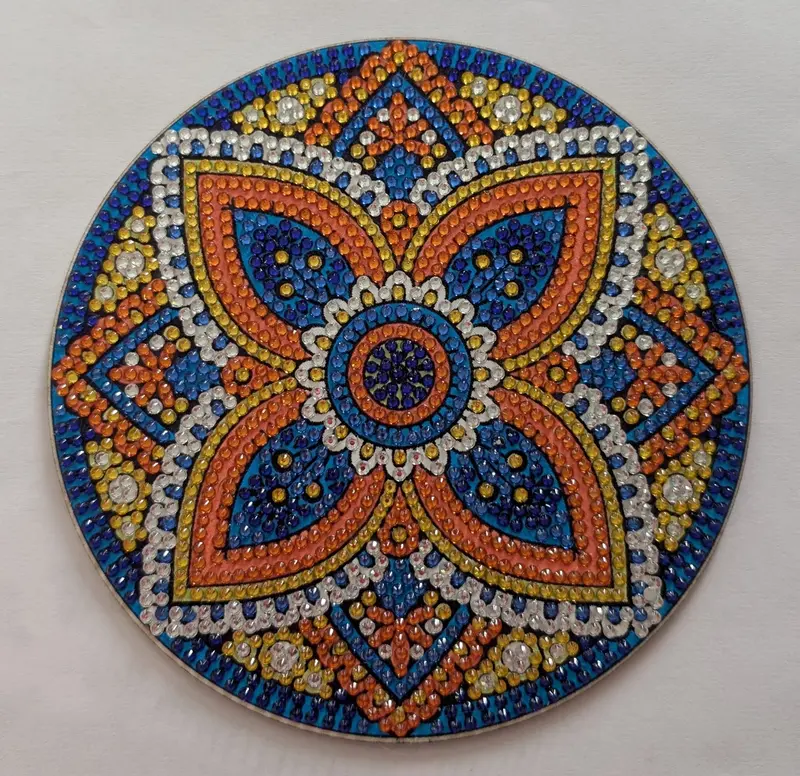 Sottopentola artigianale in diamond painting