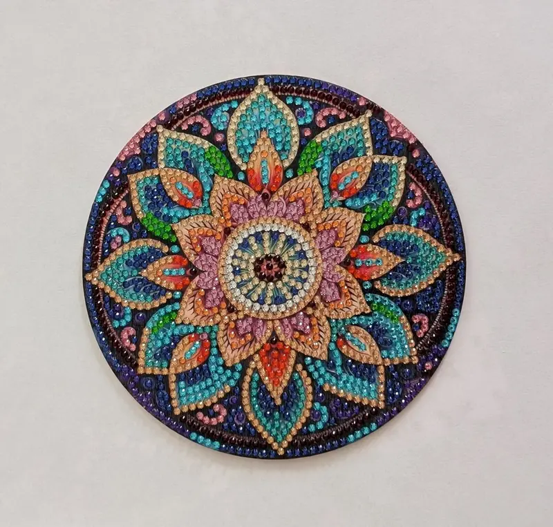 Sottopentola artigianale in diamond painting