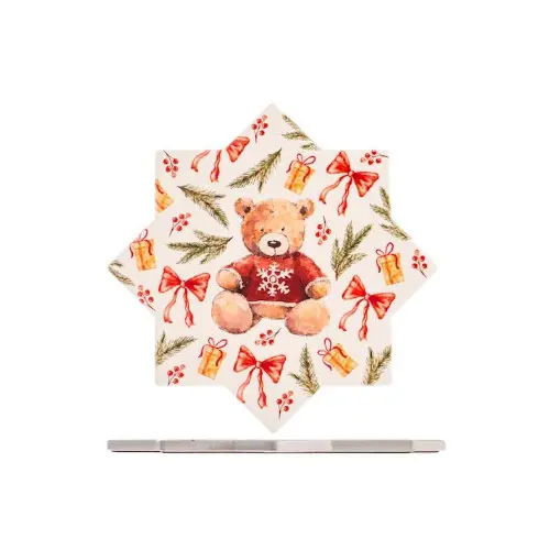 Sottopentola in ceramica decorato TeddyH&H