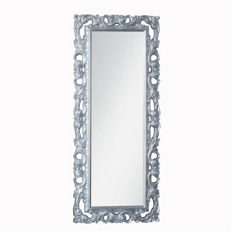 Specchiera Anna 76x180 cm. argento verniciato