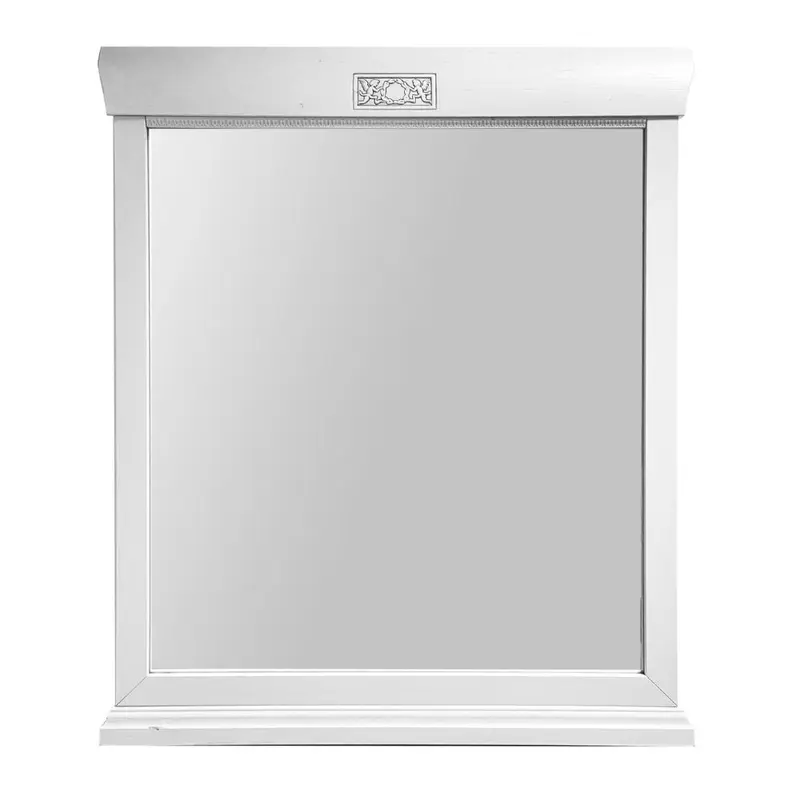 Specchiera Athena in legno con cornice colore avorio