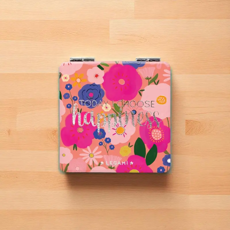 Specchietto da borsetta “Nice To See You” – Flowers – Legami