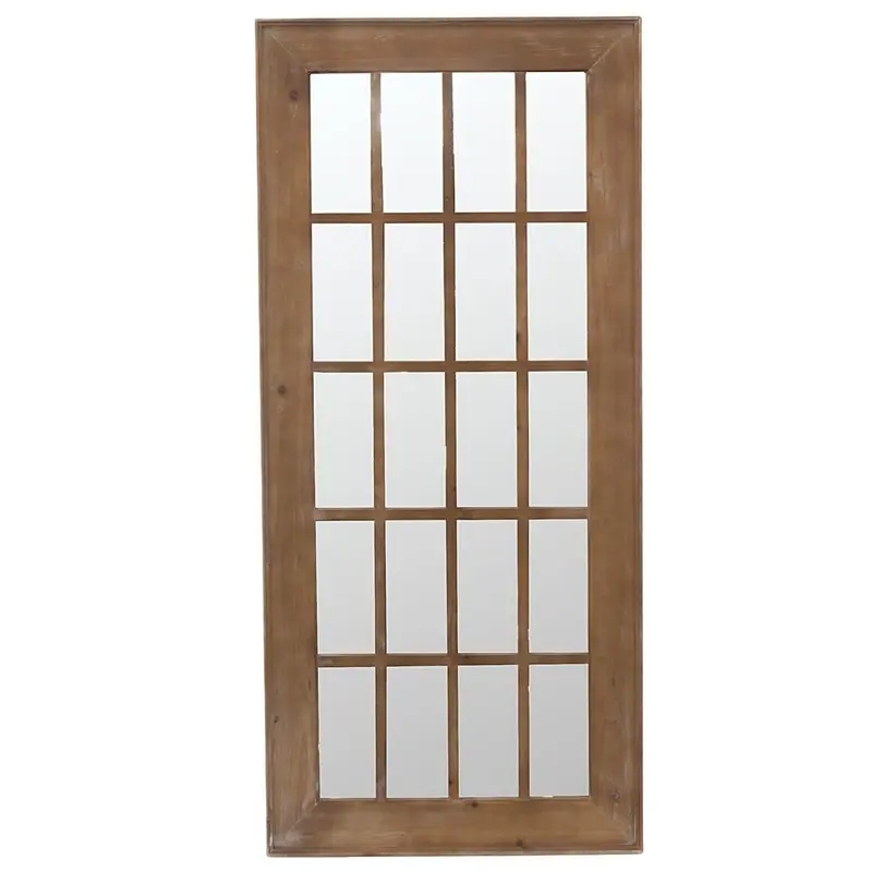Specchio a finestra in abete 80X2H176