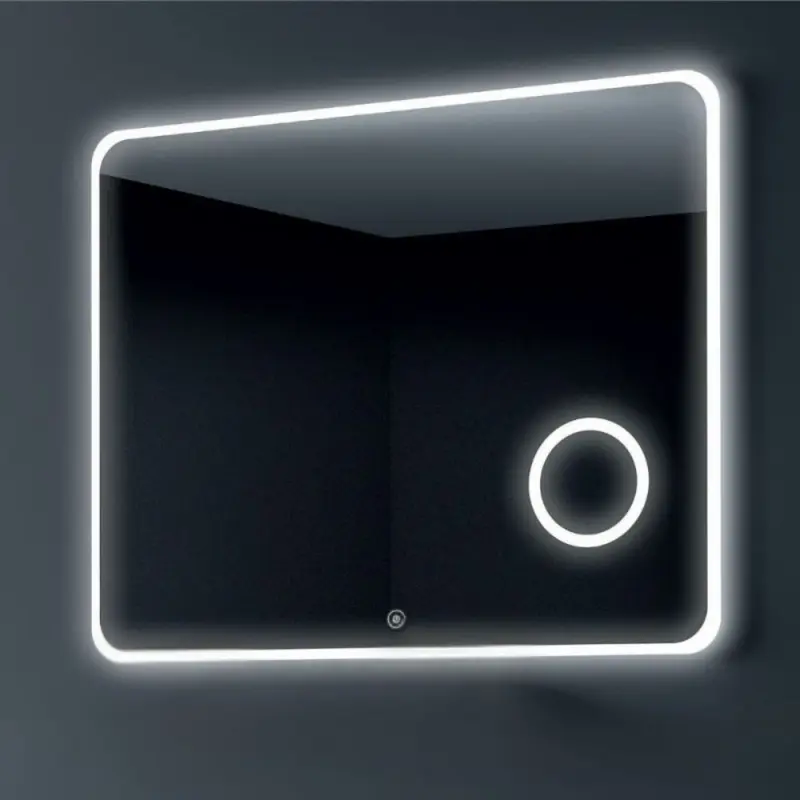 Specchio Hanoi 100x80 con LED doppio sensore e anti appannamento