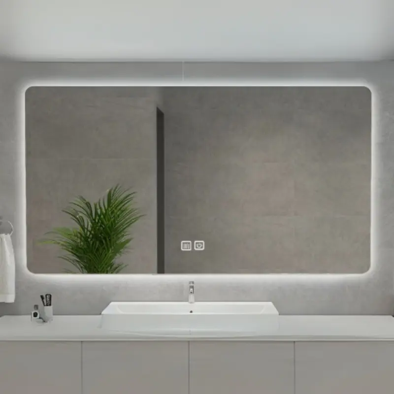 Specchio smart rettangolare YJ-70180A con retroilluminazione 70x180 cm.