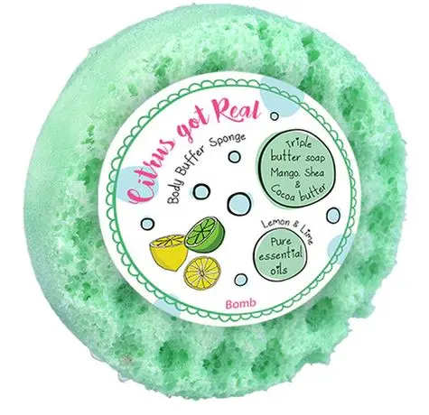 Spugna di Sapone Massaggiante - Limone e Lime