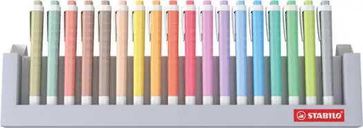STABILO SWING SET 18 EVIDENZIATORI A PENNA COLORI NATUR PASTEL