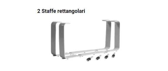 Staffe di fissaggio rettangolari BVSTAF229