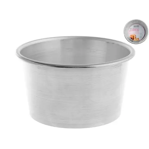 Stampo panettone in alluminio cm 18x11 h