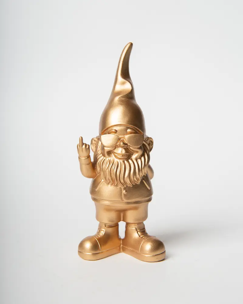 Statua nano Bernardo gold 12 cm