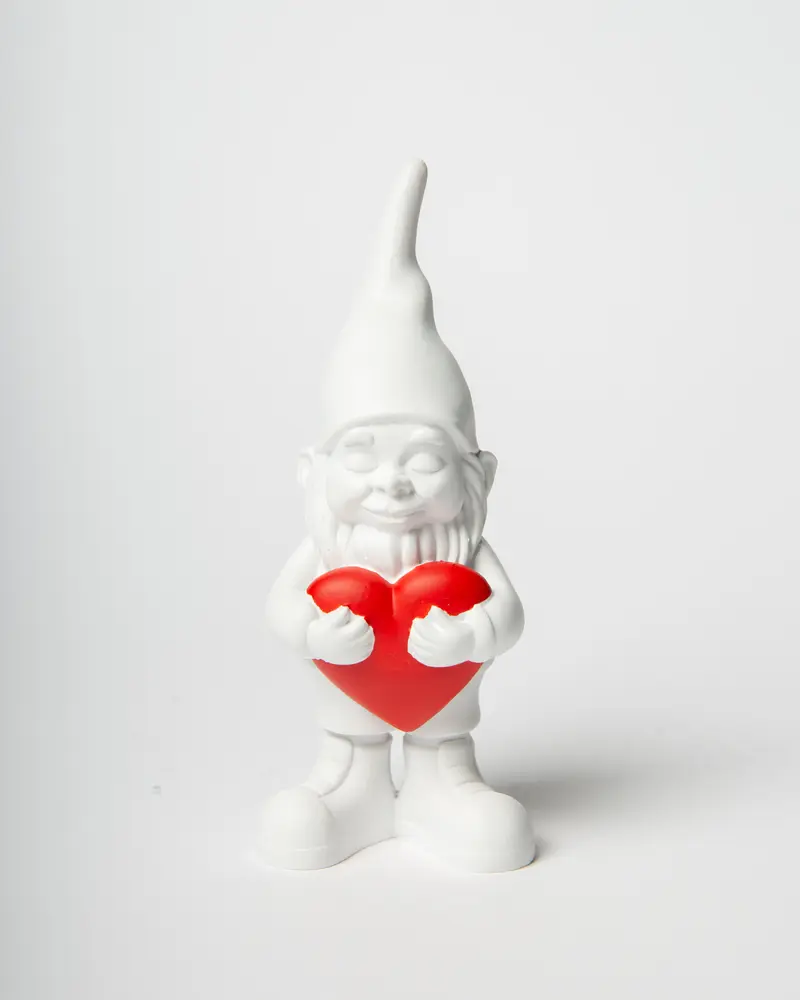 Statua nano lover white 12 cm