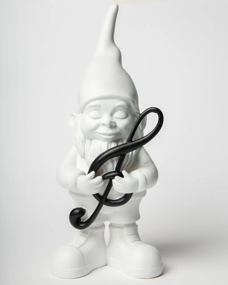 Statua nano music white 29 cm