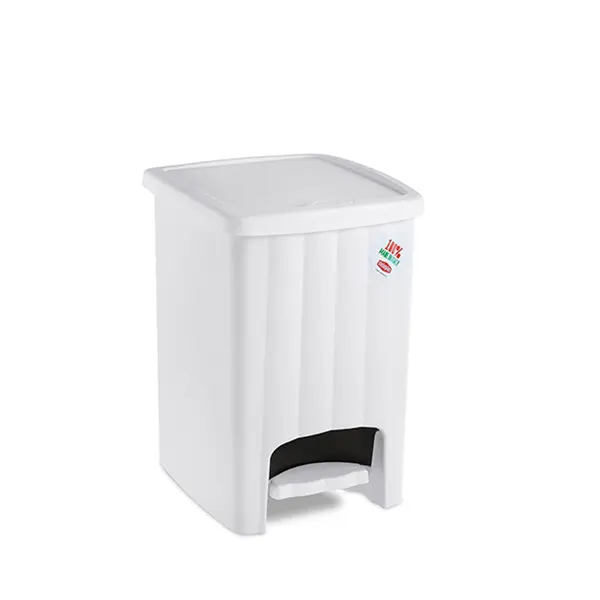 STEFANPLAST PATTUMIERA MARGHERITA A PEDALE CM.30X26X38,5 BIANCO BC01