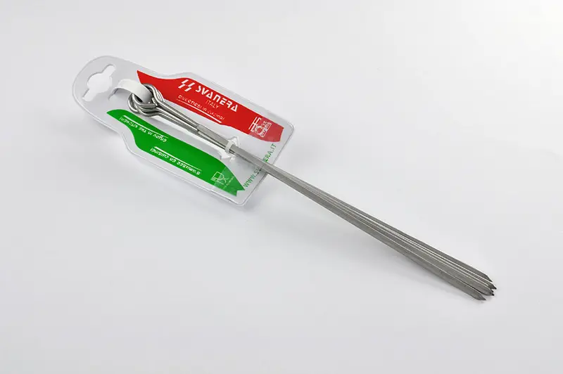 SVANERA 6 SPIEDINO CM25 PIATTO INOX 18/C