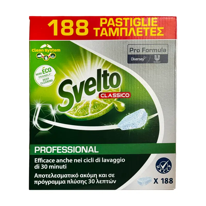 SVELTO LAVASTOVIGLIE CLASSIC TABS X188