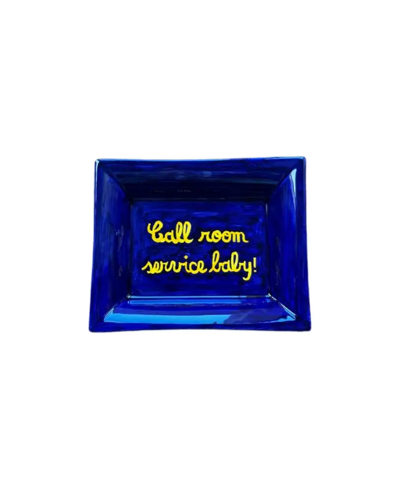 Sveva's Home Ceramic Ashtray “Call room service baby!”