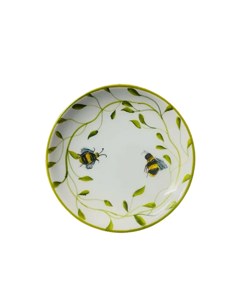 Sveva's Home Ceramic Bird Design Bread Plate Set of 4