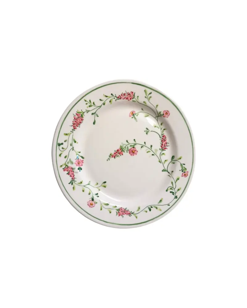 Sveva's Home Ceramic Floral Dining Plates Big and Small Set of 4