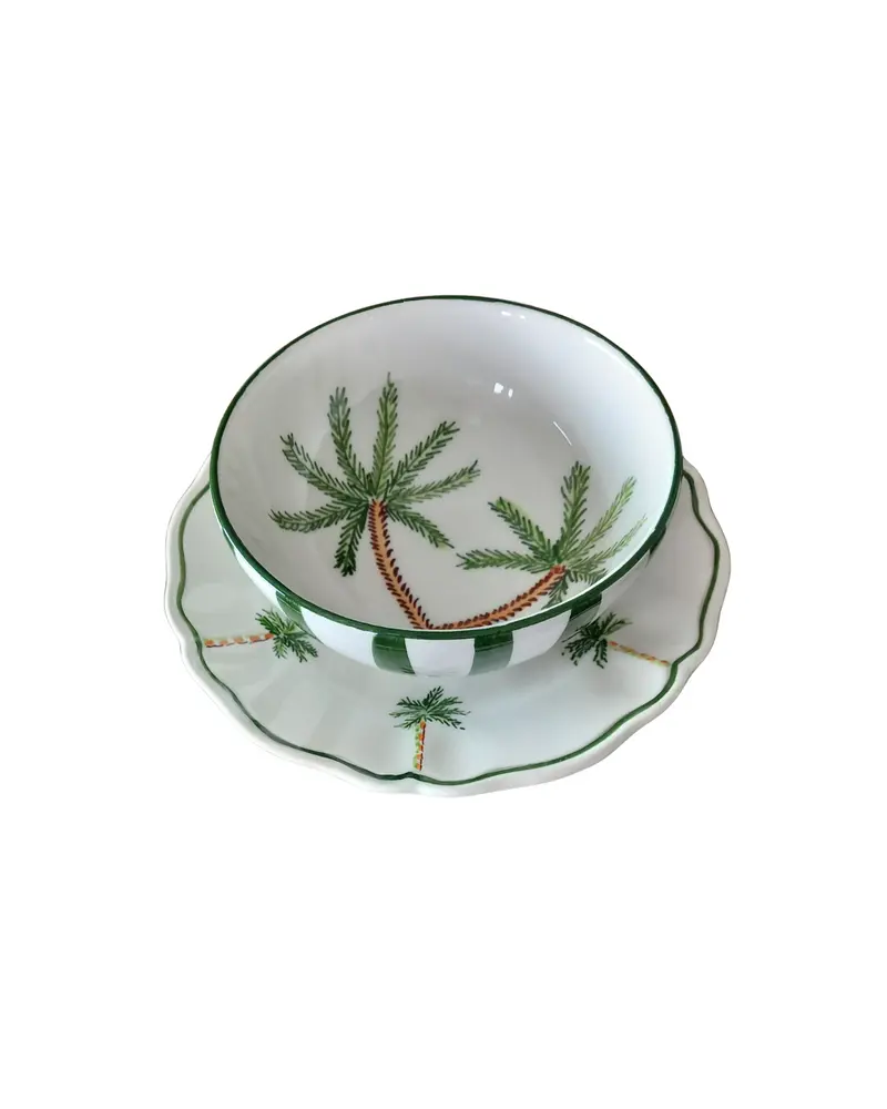 Sveva's Home Ceramic Palm Tree Bowls